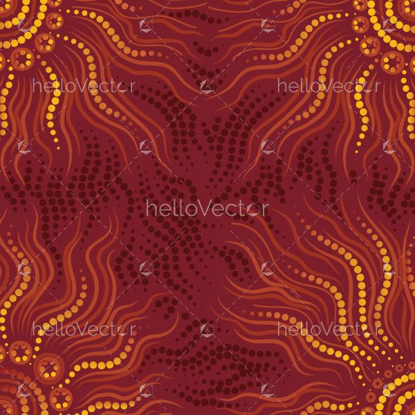 Brown gradient doted vector background