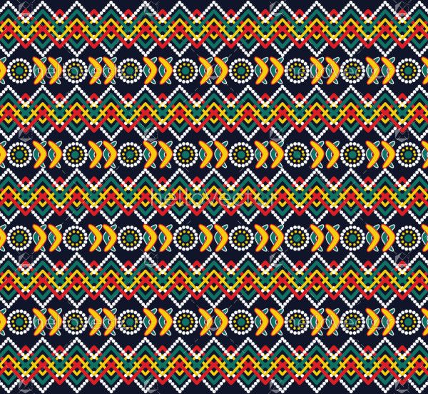 Aboriginal pattern background design illustration