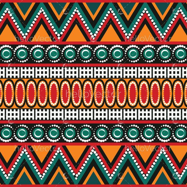 A background illustration with colorful Aboriginal design patterns