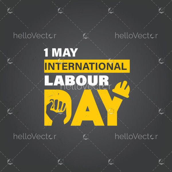 Happy International Labour Day Artwork for 1st May