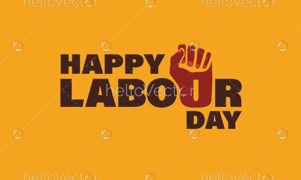 Illustrative Graphic Celebrating Labour Day