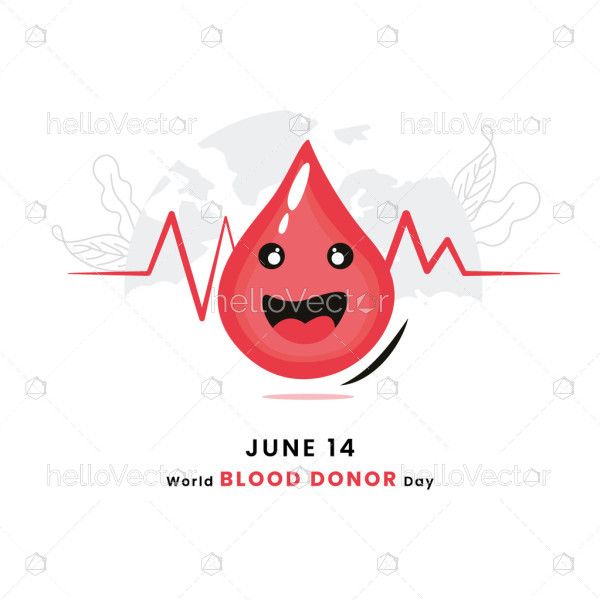 Illustration Celebrating World Blood Donor Day