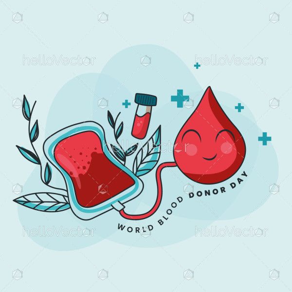 Illustrative Design for World Blood Donor Day