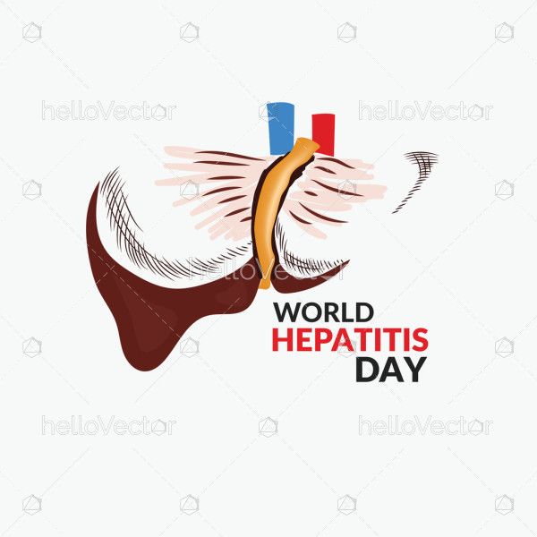World Hepatitis Day Vector Graphic