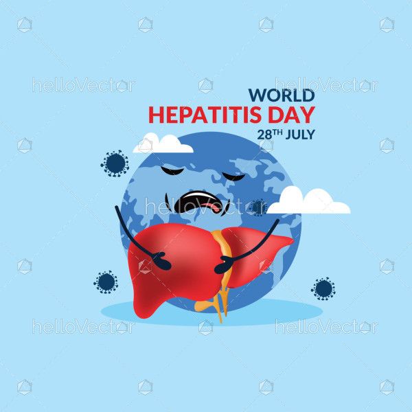 Conceptual Illustration for World Hepatitis Day