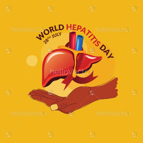 Illustration Celebrating World Hepatitis Day