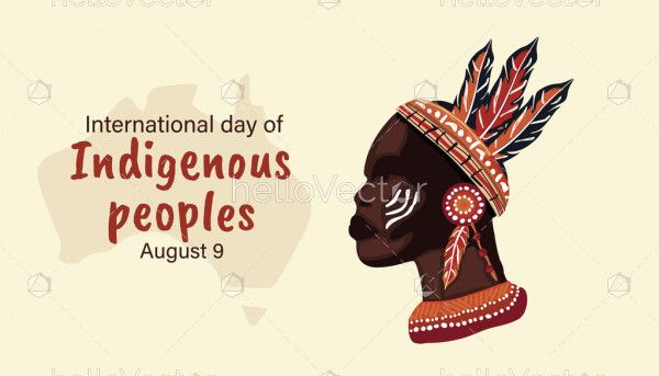 Design Illustration for Indigenous Peoples Day Banner