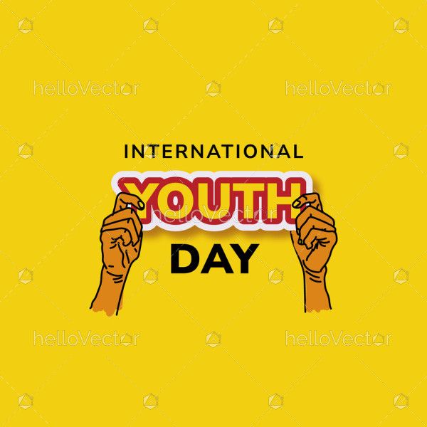 Banner Design Artwork for International Youth Day