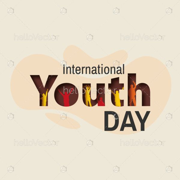 International Youth Day Banner Artwork and Design