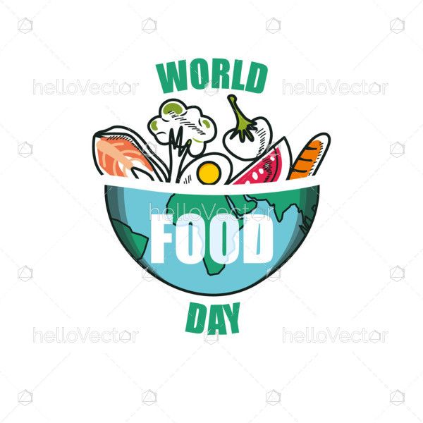 An illustration capturing the essence of World Food Day