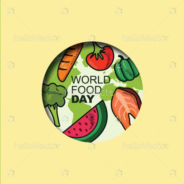 An illustration that embodies the message of World Food Day