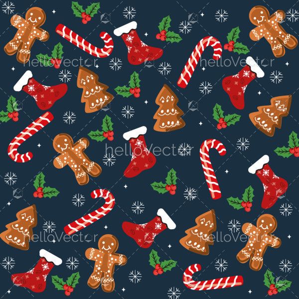 Seamless pattern background for Christmas