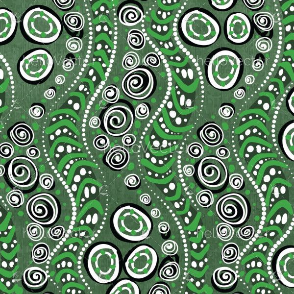 Design of the background in a vector format with Aboriginal dot art styling