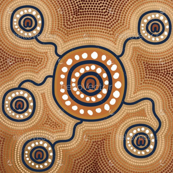 Connected Communities in Aboriginal Dot Art