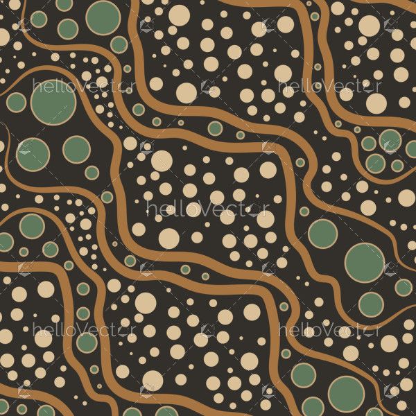 Pathways of the Land Aboriginal Artwork Illustration