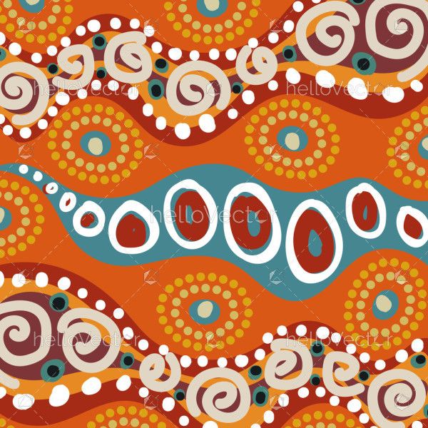 Aboriginal Pathways and Patterns Illustration