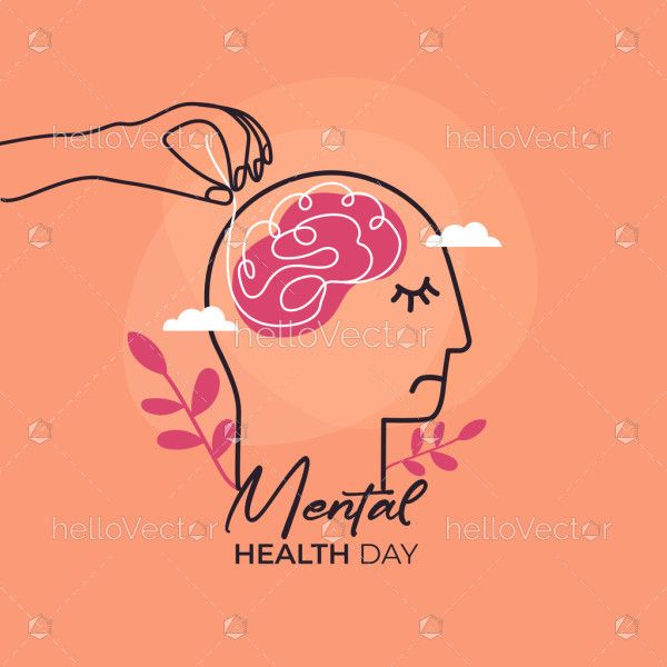 Mental Health Day Graphic Design
