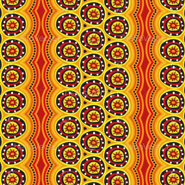Vibrant Tribal Pattern Background