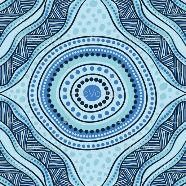 Aboriginal-Inspired Water Dreaming Design