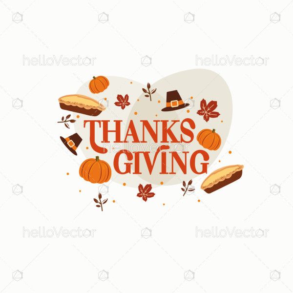 Thanksgiving Celebration Illustration
