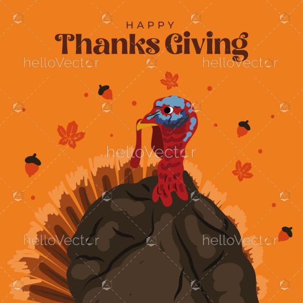 Thanksgiving Turkey Illustration