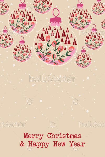 Festive Christmas Baubles