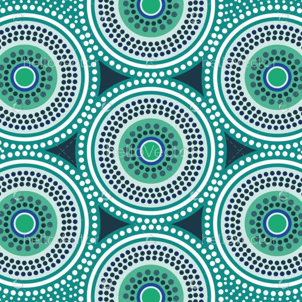 Concentric dotted circles pattern background