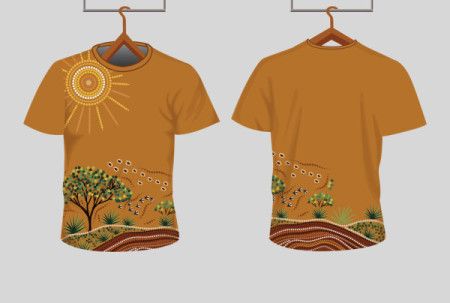 Nature Landscape T-Shirt Design Graphic