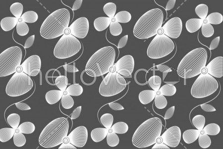 Floral seamless pattern vector background 