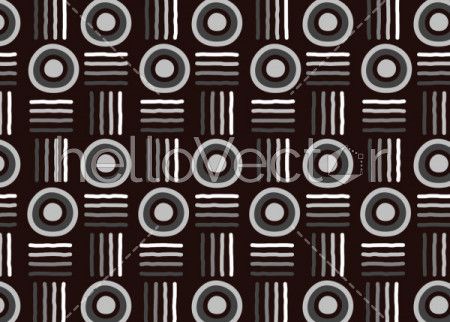 Aboriginal vector seamless pattern background. 