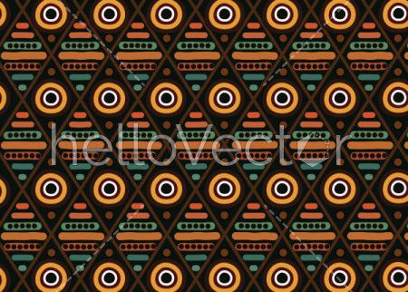 Aboriginal dot art vector seamless background. 