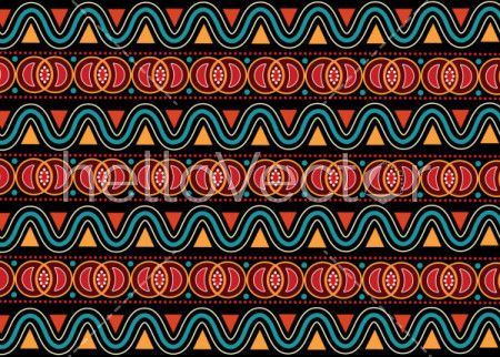 Aboriginal abstract seamless vector background