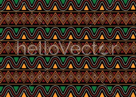 Aboriginal dot art vector seamless background