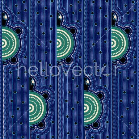 Dot art vector seamless pattern background.