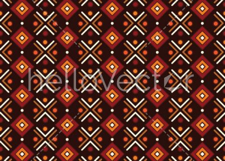 Illustration based on aboriginal style of seamless pattern background.