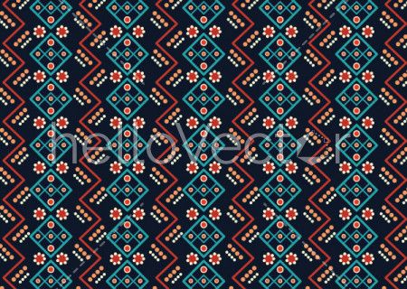 Illustration based on aboriginal style of seamless pattern background.