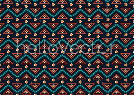 Illustration based on aboriginal style of seamless pattern background.