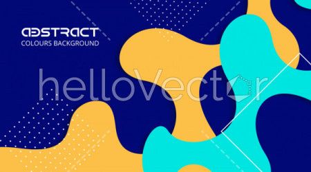 Abstract flow shape vector background.