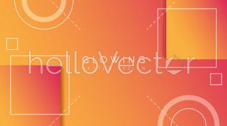 Abstract geometric shape gradient vector background.