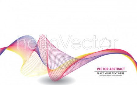 Vector abstract banner. 