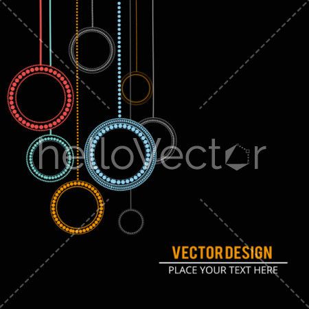 Vector abstract banner