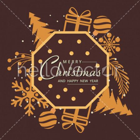 Christmas vector banner background