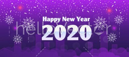 New year 2020 vector wallpaper - Download Graphics & Vectors