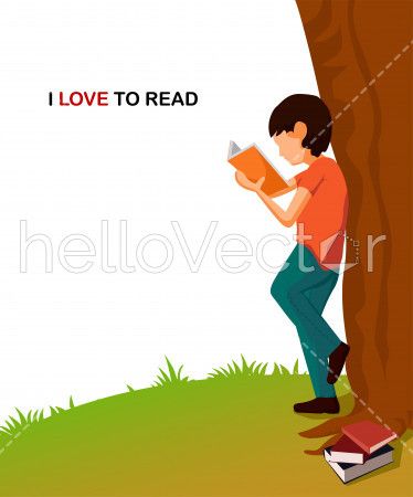 I love reading Illustration
