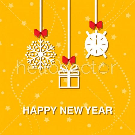 Happy new year 2020 free vector background