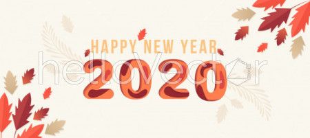 New year 2020 wallpaper
