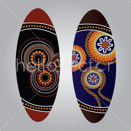 Aboriginal shield (Vector art)