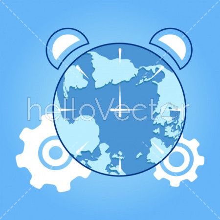 Earth day, Vector save earth concept graphic
