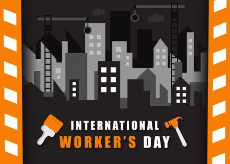 International Workers' Day Poster Background