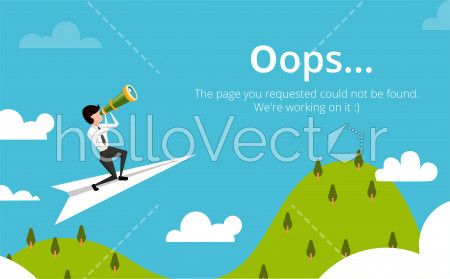 404 web page layout